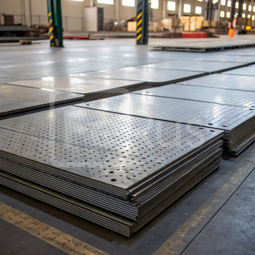 Лист перфорированный стальной 0,5 мм  11Х11Н2В2МФ ГОСТ 58602-2019