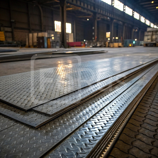 Лист алюминиевый рифленый квинтет 1,5х1200 мм АМг2 ТУ 1-801-20-2008