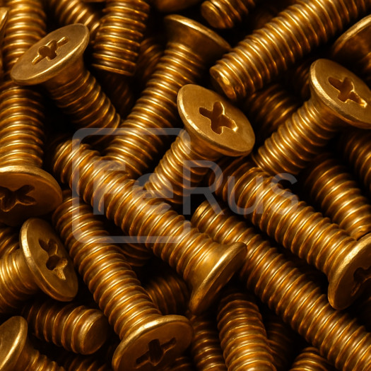 Винт бронзовый М10 шаг резьбы 1,5 мм БрАМц9-2 ГОСТ 1759.0-87