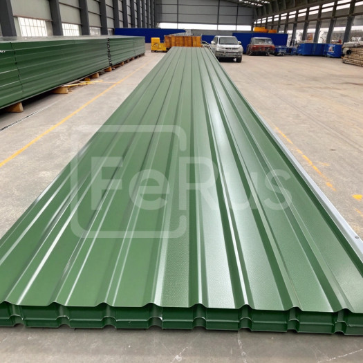 Профнастил С8 полиэстер (Zn100-180) 0,35х1150х800 мм, RAL 6005