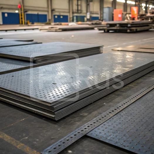 Лист перфорированный стальной 2 мм RV Ст2кп ГОСТ 58602-2019 окрашенный