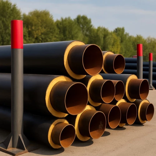 Труба ППУ полиэтиленовая оболочка 1100х920х10 мм 17ГС-1 ГОСТ 30732-2006